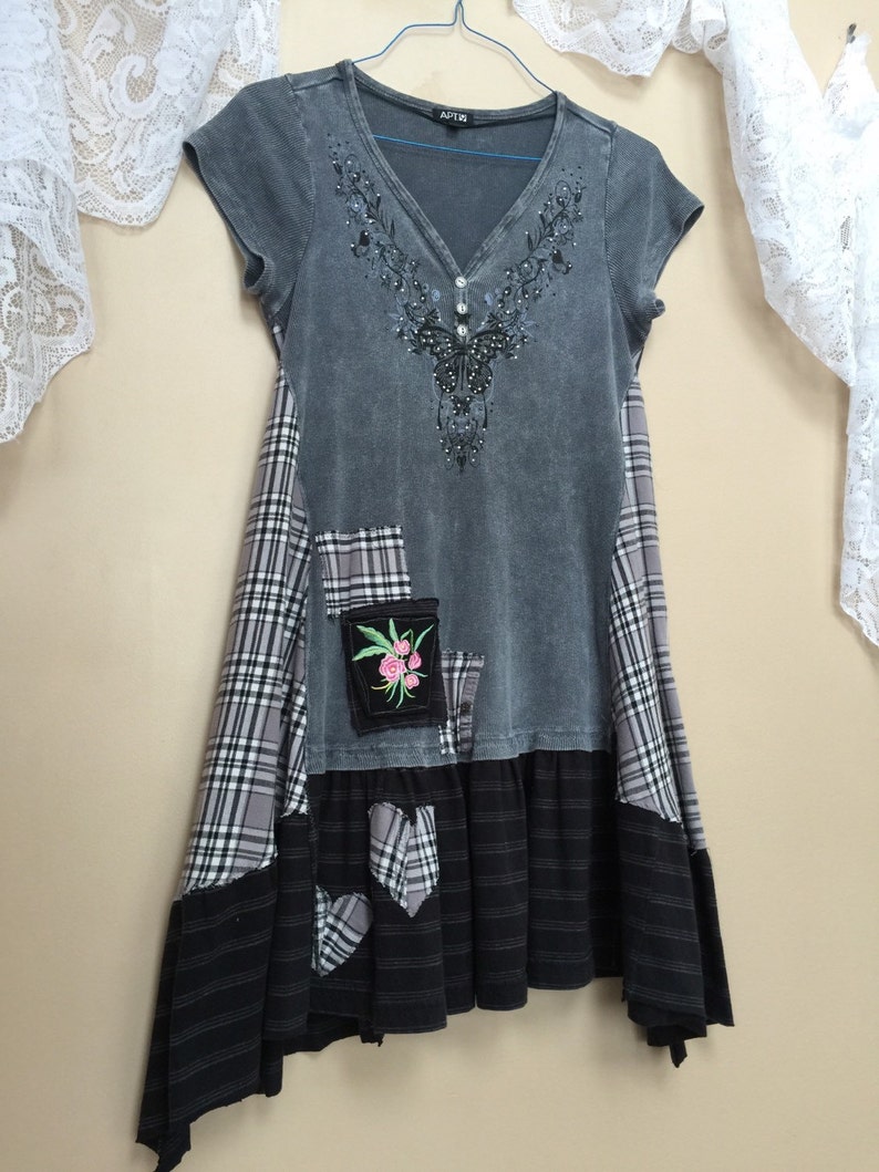 Medium Altered Clothing Upcycled Wearable Art Junk Gypsy | Etsy