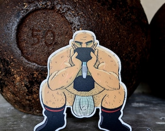 Goblet Squats Vinyl Sticker
