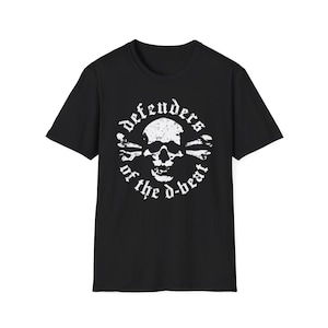 D beat Punk Unisex Softstyle T-Shirt, Crust Punk T, Punk Rock Bands, Political Bands, Punk Shirts