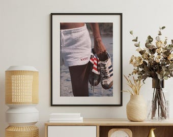Impression d'été Vogue rétro des années 70 : art de la mode minimaliste (téléchargement numérique)