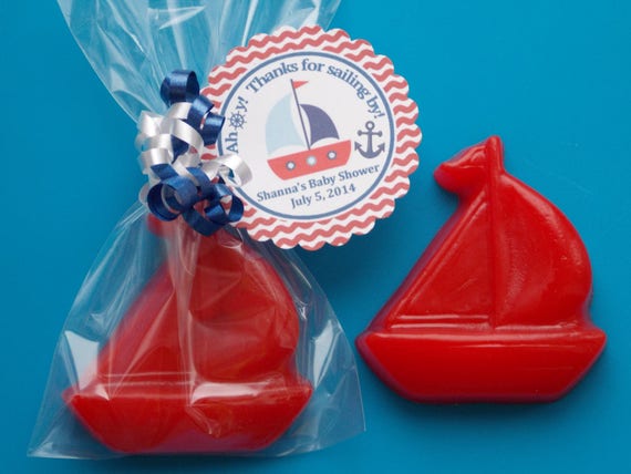 15 SAIL BOAT SOAP {Favors} - Nautical Birthday, Nautical Baby Shower, Nautical Wedding Favor, Transportation Party Favor, Sailor Favor Il_570xn