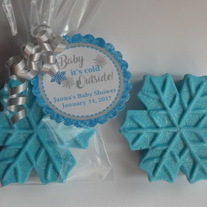 Winter Wedding Sprinkle Shower 35 SNOWFLAKE SOAP Favors Christmas Party Christmas Soap Snowflake Baby Shower Oh Baby Shower Favor