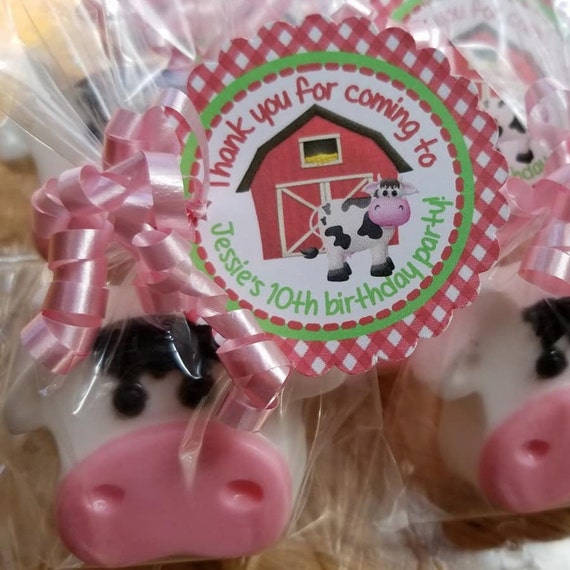10 COW SOAP {Favors} - Cow Birthday, Farm / Barnyard Birthday, Farm / Barnyard Baby Shower, Cow Bridal / Wedding Shower, Farm Animals Shower Il_570xn