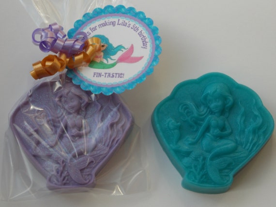 mermaid baby shower party favors