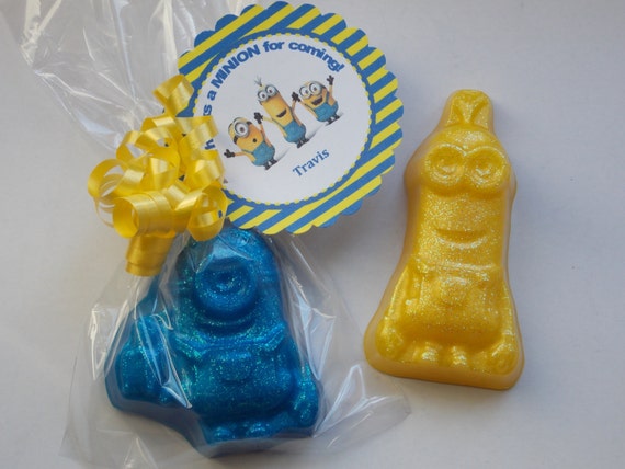 10 MINION CHARACTERS SOAP {Favors} - Minion Birthday Favor, Minion Soap Party Favor, Despicable Me Birthday Party Favor Il_570xn