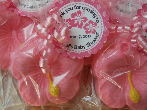 10 HIBISCUS SOAP {Favors} - Hawaiian Shower, Tropical Shower, Luau Shower, Beach Bridal / Wedding / Shower, Tropical Birthday, Hawaiian Il_570xn