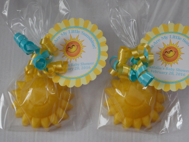 10 Sun Soaps Favors You Are My Sunshine Favor Sunshine Etsy