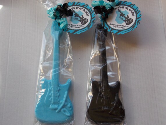 10 Guitar Soap Favors Rock Star Birthday Rock A Bye Baby
