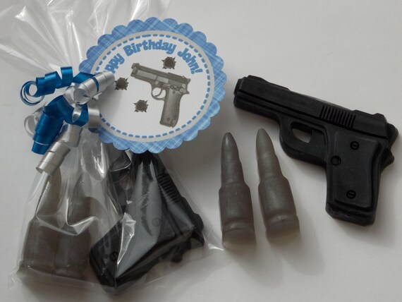 Police Officer Retirement Party Video Games 15 Gunpistoljames Bond Soap Party Favors Birthday Favors Wedding Favors Gun Soap Party Favors Paper Party Supplies Kromasol Com