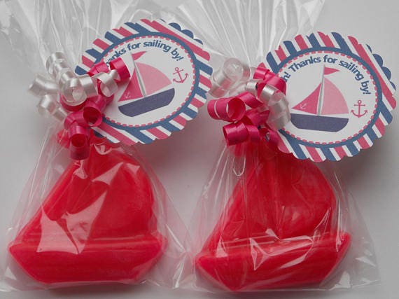 25 SAIL BOAT SOAP {Favors} - Nautical Birthday, Nautical Baby Shower, Nautical Wedding Favor, Transportation Party Favor, Sailor Favor Il_570xn