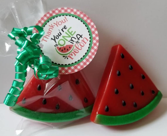 10 WATERMELON SOAP {Favors} - Picnic Party, Cook Out Party, BBQ Shower Favor, Picnic In The Park, Picnic Birthday Favor, 1st Birthday Favor Il_570xn