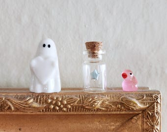 CUSTOM Origami Wishing Star Bottle Keepsake Decoration - With Message