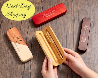 Wood Fountain Pen Gift Set, Class of 2025 Graduation Gifts, Personalized Ink Pen, Father's Day Gifts for Dad, Corporate Gifts Teacher Gift
