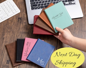 Leather Passport Cover, Custom Passport Holder, Passport Covers Personalized, Passport Wallet, Couples Gift, Travel Accessories, Mom Gift