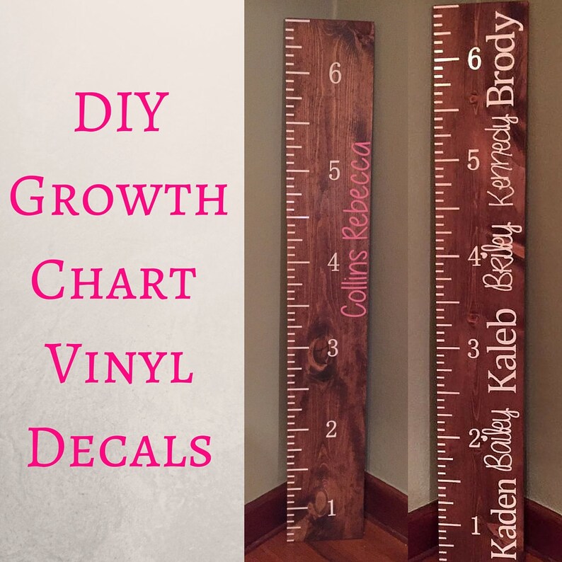 Growth Chart Ruler Decal