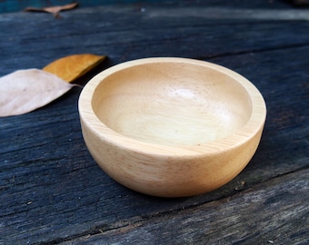 Wooden Bowl, Wooden Small Bowl, Wooden Sauce Bowl, Sauce Bowl, Pale Color Wooden Bowl, Condiment Wooden Bowl