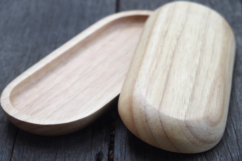Wooden Tray, Natural Wood Tray, Accessory Wood Tray, Minimal Wood Tray, Minimal Wood Decor Pen Stationary Tray Wood Oval Tray image 10