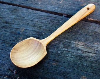 Wooden Ladle, Large Ladle Spoon, Soup Ladle Wooden Spoon, Wooden Flat Ladle, Wooden Ladle Spoon, Wooden Serving Spoons, Flat Wooden Spoon