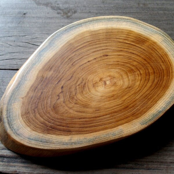 Tabla de corte de madera de teca rústica, tabla de servicio de madera de mejor calidad