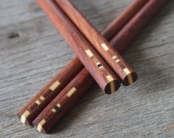 Wooden Chopstick, Minimal Style Chopsticks, Round Wooden Chopstick, Minimal Wooden Utensil, Round Chopstick, Wooden Round Chopsticks