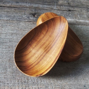 Houten ovaal dienblad 5 inch, decoratief houten dienblad, teakhouten dienblad, ovale houten dienblad, klein houten dienblad, ovaal houten decoratief dienblad