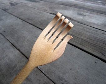 Wooden Back Scratcher Muscle Relaxing Tool Handmade Massage Lover Gift