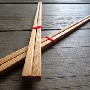 Plain Wooden Chopstick Set of 2 Pairs Unique High Quality Delicated Handmade Reusable Hair Accessories Hair Pin image 5