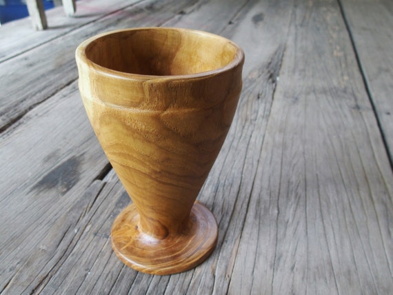 Wooden Mug, Beer Mug, Wood Beer Mug, Rustic Wood Mug, Wooden Cup, Wood Mug, Oktoberfest Gift, Teak Wood Beer Mug 6 inches Tall