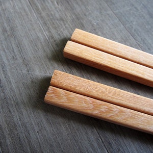 Plain Wooden Chopstick Set of 2 Pairs Unique High Quality Delicated Handmade Reusable Hair Accessories Hair Pin image 2