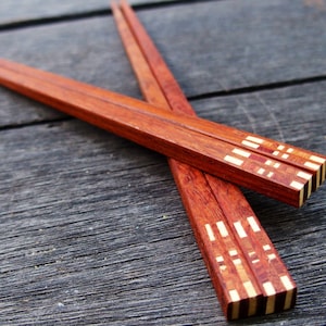 2 Pairs Wooden Chopstick Unique Design High Quality Handmade Wood Chopsticks Eco Friendly
