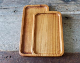Handcrafted Teak Wood Trays | Sustainable Hardwood Home Decor & Serving Trays