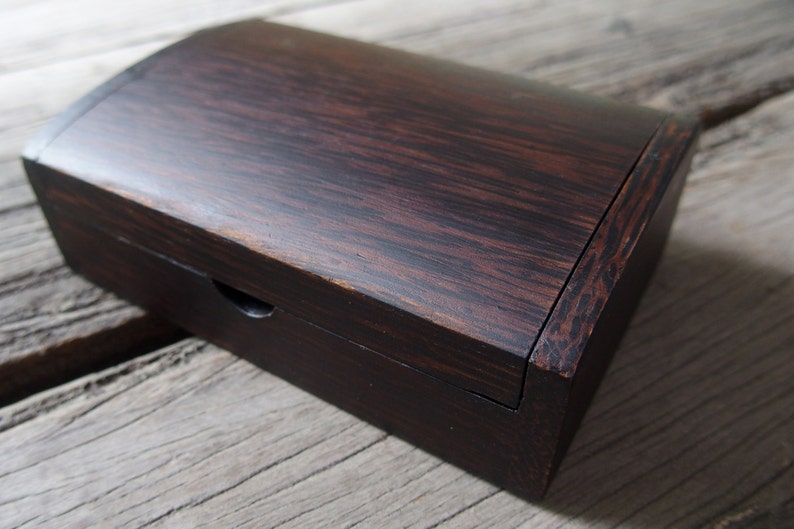 Substaint Palm Wooden Box Business Card Namecard Jewelry Multi Etsy