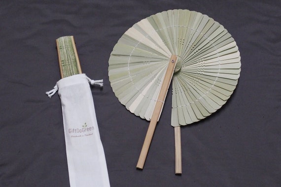 Foldable Fan - Foldable Woven Fan - Non Chemical Fan - Woven Fans - Summer Gift - Folding Fan - Wedding Souvenir - Customize Wedding Present