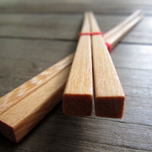 Plain Wooden Chopstick Set of 2 Pairs Unique High Quality Delicated Handmade Reusable Hair Accessories Hair Pin image 3