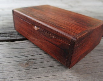 Business Card Multipurpose Box Holder Rosewood Unusual Boxes Natural Colour Limited Edition