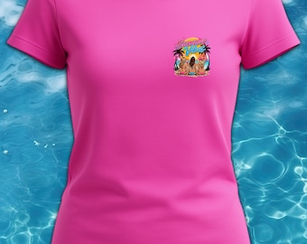 Summer Vibes Shirt | Beach Girls Graphic Tee for Women | Tropical Sunset T‑Shirt | Cute Vacation Aesthetic Top | Summer Gift