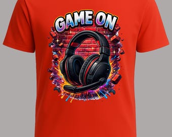 Game On T Shirt for Kids.