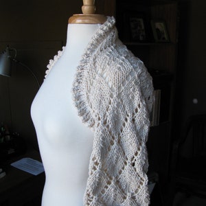 Leaf Lace Shrug / Sleeves Pattern--PDF