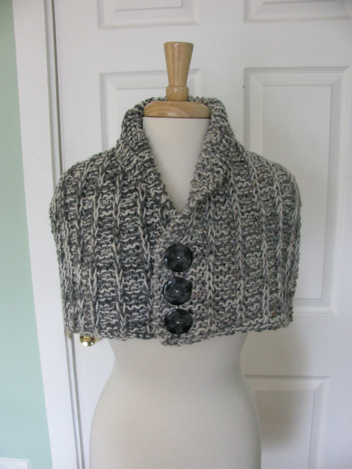 Convertible Slip Stitch Cowl Hoodpdf Pattern - Etsy