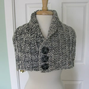 Convertible Slip Stitch Cowl Hood--PDF pattern