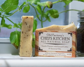 Amazing All Natural Chef Soap - For Dishes, Hands, Kitchen, Countertops, made with Essential Oils