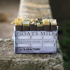 Artisan Fresh Goats Milk Soap Sampler made with Texas Inspired Essential Oils six 1 oz bars image 3