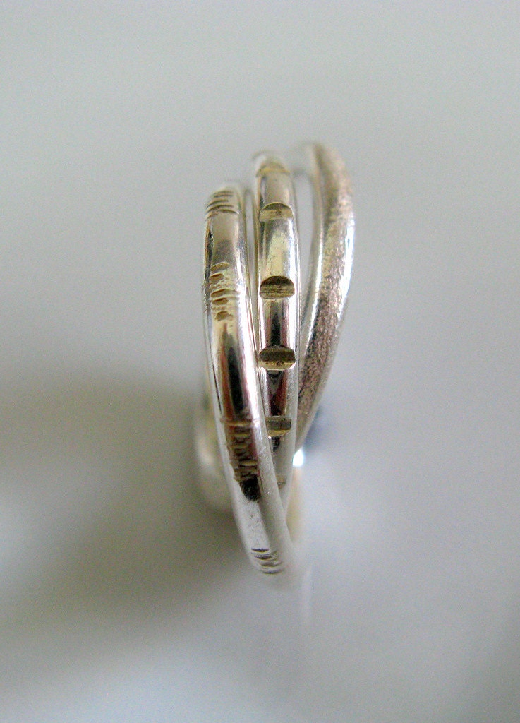 Unisex Rolling Ring. Russian Wedding Ring. Sterling Silver - Etsy