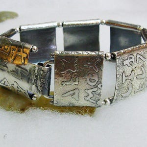 Judaica Geometric Bracelet. 'Anna Bekoach' Kabbalah Bracelet. צמיד אנא בכח Free Shipping image 6