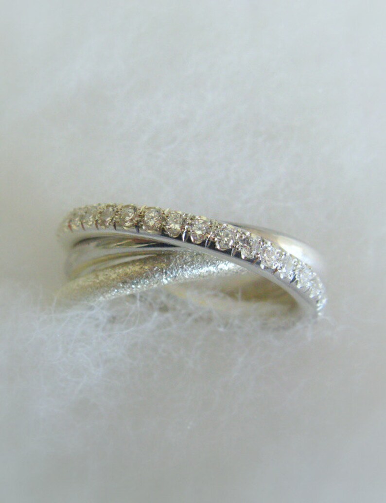Sterling Silver Russian Wedding Ring. Trinity Engagement Ring. Etsy