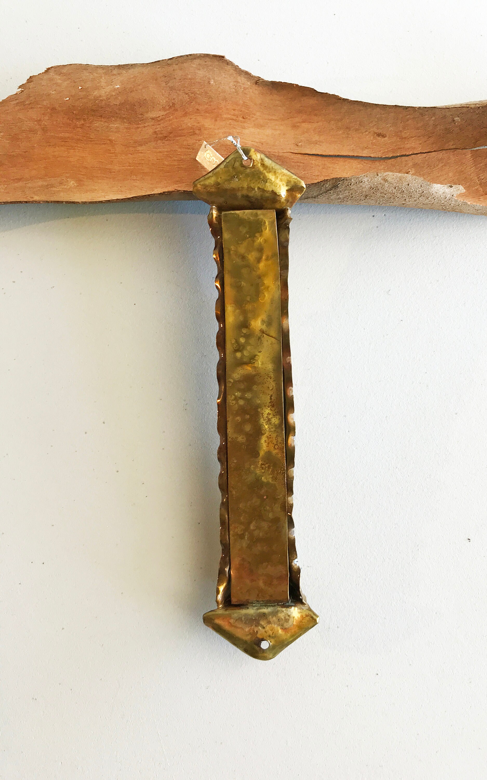 Mezuzah Case Holder. Israeli Artisan Handmade Judaica. Jewish Home