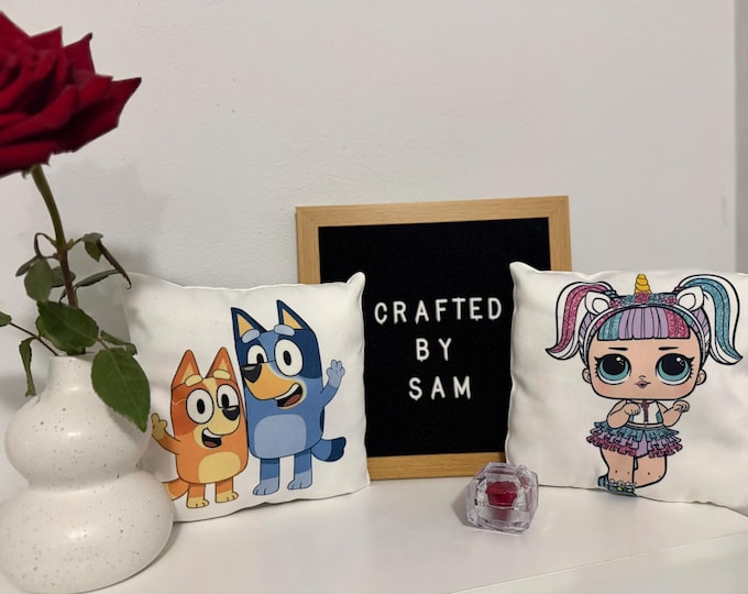Children's coloring cushions