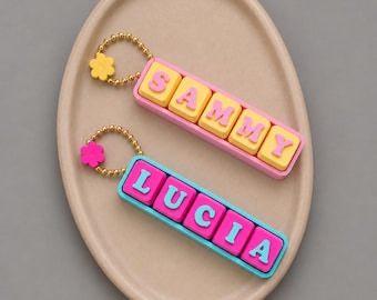 Personalized keychains with click
