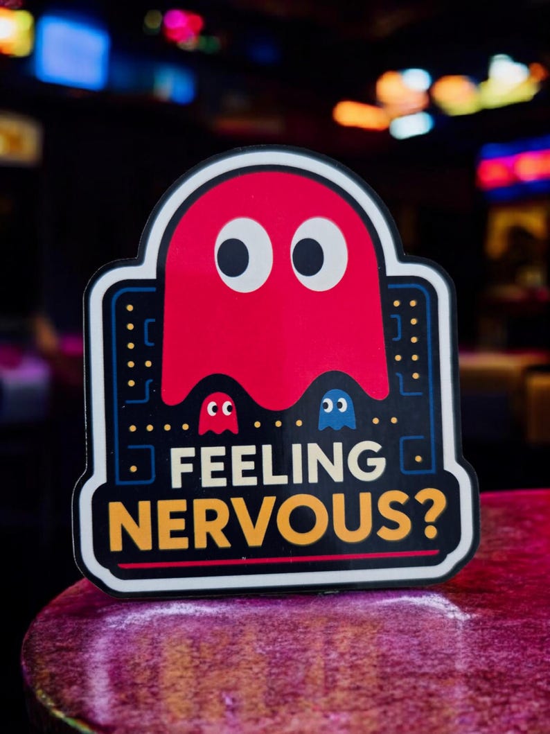 Retro Waterproof Stickers: Pac Man - Etsy
