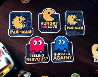 Retro Waterproof stickers: Pac Man